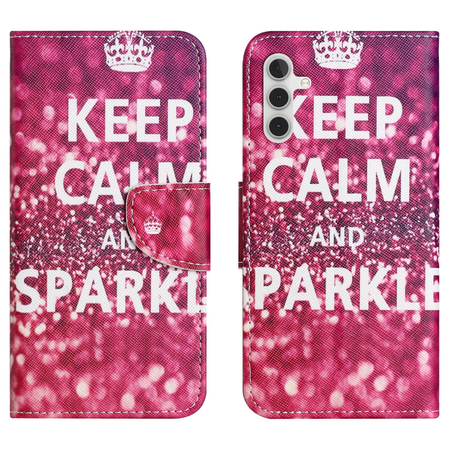 For Samsung Galaxy A25 5G Pattern Printing Leather Wallet Case Stand Cross Texture Phone Cover For Samsung Galaxy A25 5G Pattern Printing Leather Wallet Case Stand Cross Texture Phone Cover